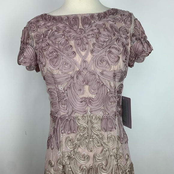 JS Collections Santiago Midi Dress In Pink Sand - Picture 6 of 8